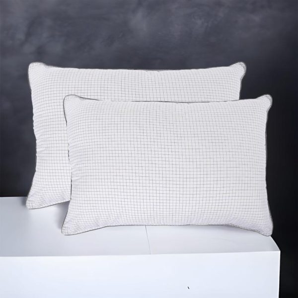 Set 2 Perne Antistres Albe 50/70 cm