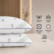 Set 2 Perne Matlasate Lavender 50/70 cm - imagine 4