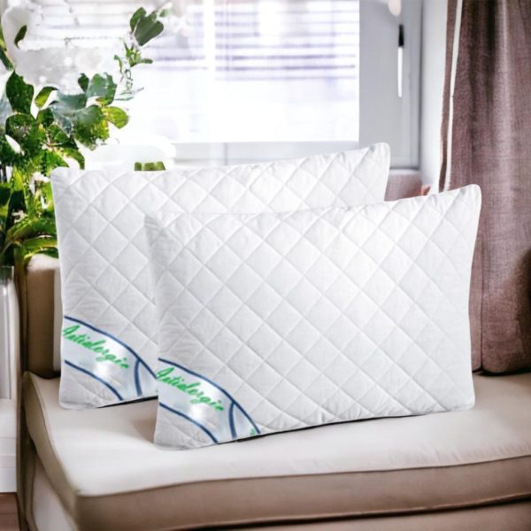 Set 2 Perne Matlasate Micro Antialergice 50/70 cm