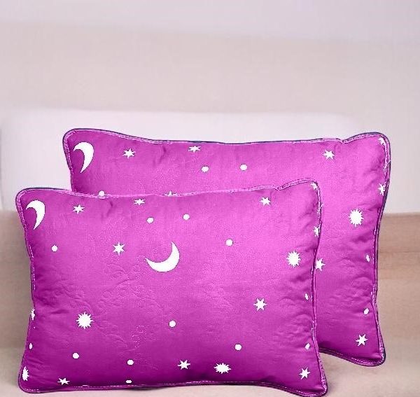 Set 2 Perne Matlasate Mov 50/70 cm