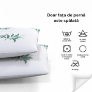 Set 2 Perne Memory Aloe Vera Micro 40/70 cm - imagine 6