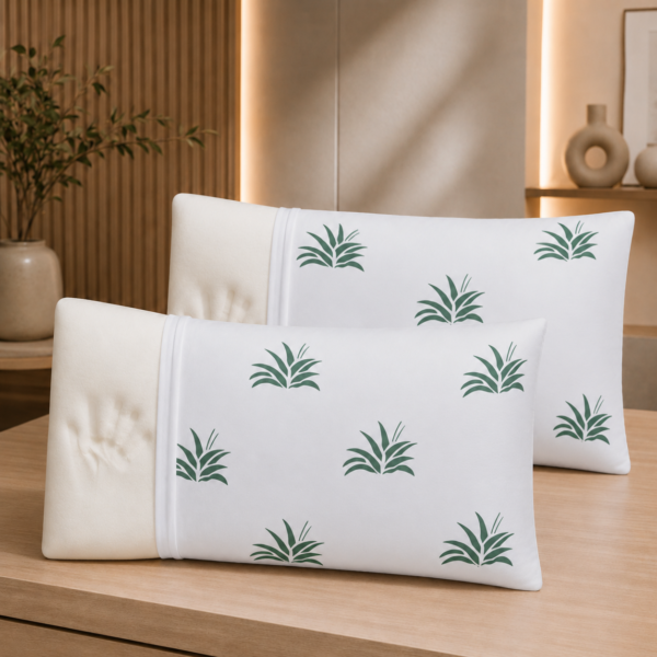 Set 2 Perne Memory Aloe Vera Micro 40/70 cm