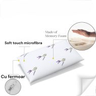 Set 2 Perne Memory Lavender Micro 40/70 cm - imagine 3