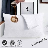 Set 2 fete de Perne Impermabile 50/70 Albe