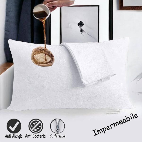 Set 2 fete de Perne Impermabile 50/70 Albe