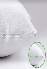 Set 2 fete de Perne Impermabile 50/70 Albe - imagine 3