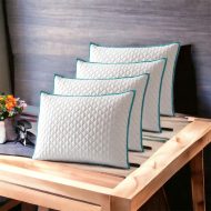 Set 4 Perne Matlasate 50/70 cm Turcuaz