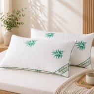 Set 2 Perne Matlasate Aloe vera 50/70 cm - imagine 2