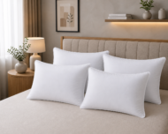 Set 2 Pilote Matlasate 180/210 cm + 4 Perne Albe 50/70 cm - imagine 3
