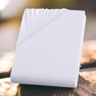 Cearceaf Bumbac cu Elastic Alb