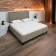 Cearceaf Bumbac cu Elastic Alb - imagine 2