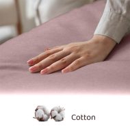 Cearceaf Bumbac cu Elastic Bej - imagine 2