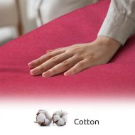 Cearceaf Bumbac cu Elastic Fuschia - imagine 3