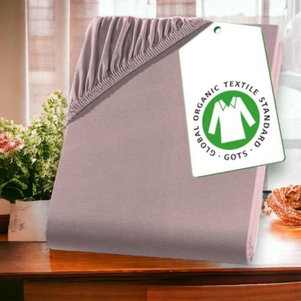 Cearceaf Bumbac Organic Bej