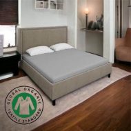 Cearceaf Bumbac Organic Gri - imagine 2