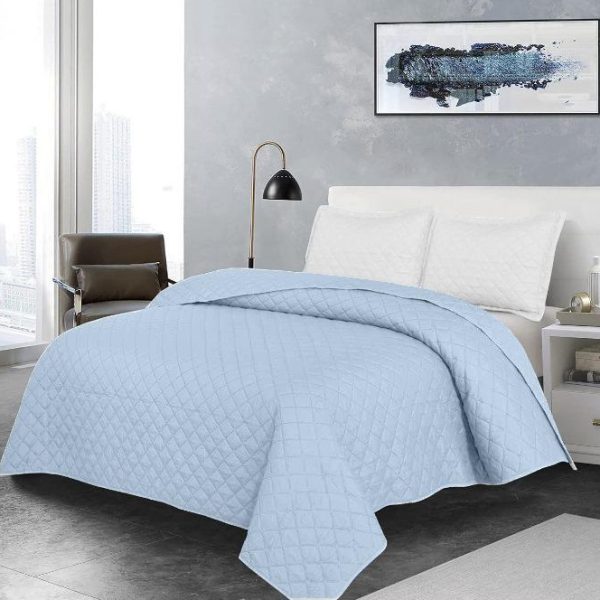 Cuvertura Matlasata 200/220 Bleu Deschis