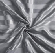 Lenjerie Damasc Polycotton 2 Persoane Gri - imagine 2