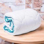 Set 2 Pilota Iarna Alb Chenar Turcuaz - imagine 2