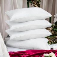 Set 2 Pilote Matlasate 180/210 cm + 4 Perne Albe 50/70 cm - imagine 3