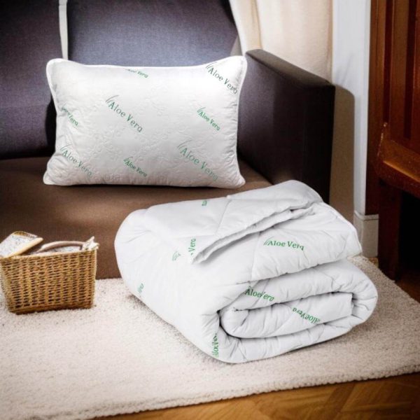 Set Pilota 140/210 cm +  Perna 50/70 cm - Aloe Vera