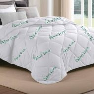 Set Pilota 140/210 cm +  Perna 50/70 cm - Aloe Vera - imagine 2