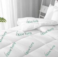 Set Pilota 140/210 cm +  Perna 50/70 cm - Aloe Vera - imagine 6