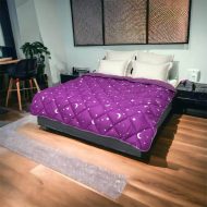 Set Pilota de Iarnă + 2 Perne  Mov - imagine 4