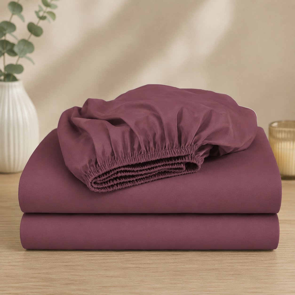 huse cottone2 Cearceaf cu Elastic Bumbac Cottone Mov - imagine 1