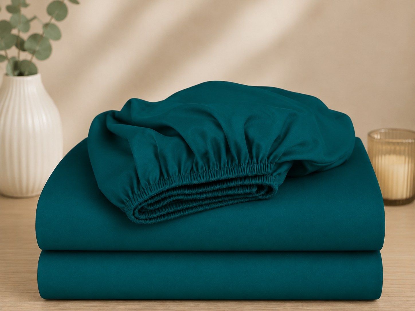 huse cottone3 Cearceaf cu Elastic Bumbac Cottone Verde - imagine 1