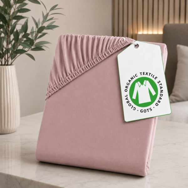 Cearceaf Bumbac Organic Bej