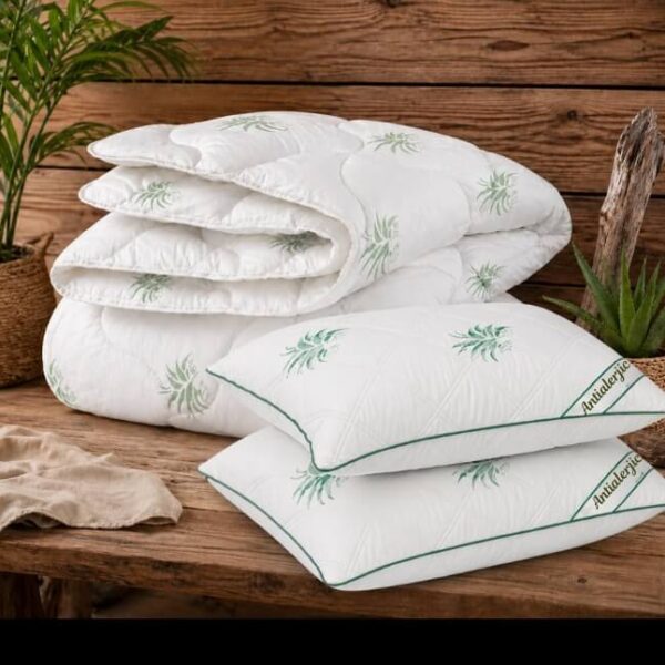 Set Pilota 200/220 cm + 2 Perne 50/70 cm - Aloe Vera
