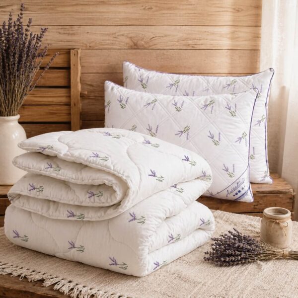 Set Pilota 200/220 cm + 2 Perne 50/70 cm - Lavender