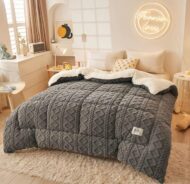 Pilota blana iarna Jacuard gri