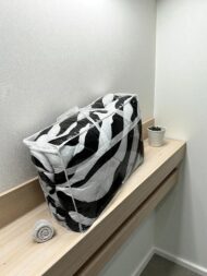 Pilota de Iarnă cocolino 200/210 cm Alb+Negru - imagine 2