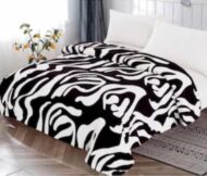 Pilota de Iarnă cocolino 200/210 cm Alb+Negru - imagine 3