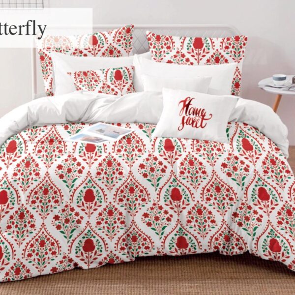 Lenjerie 2 Persoane Polycotton Butterfly