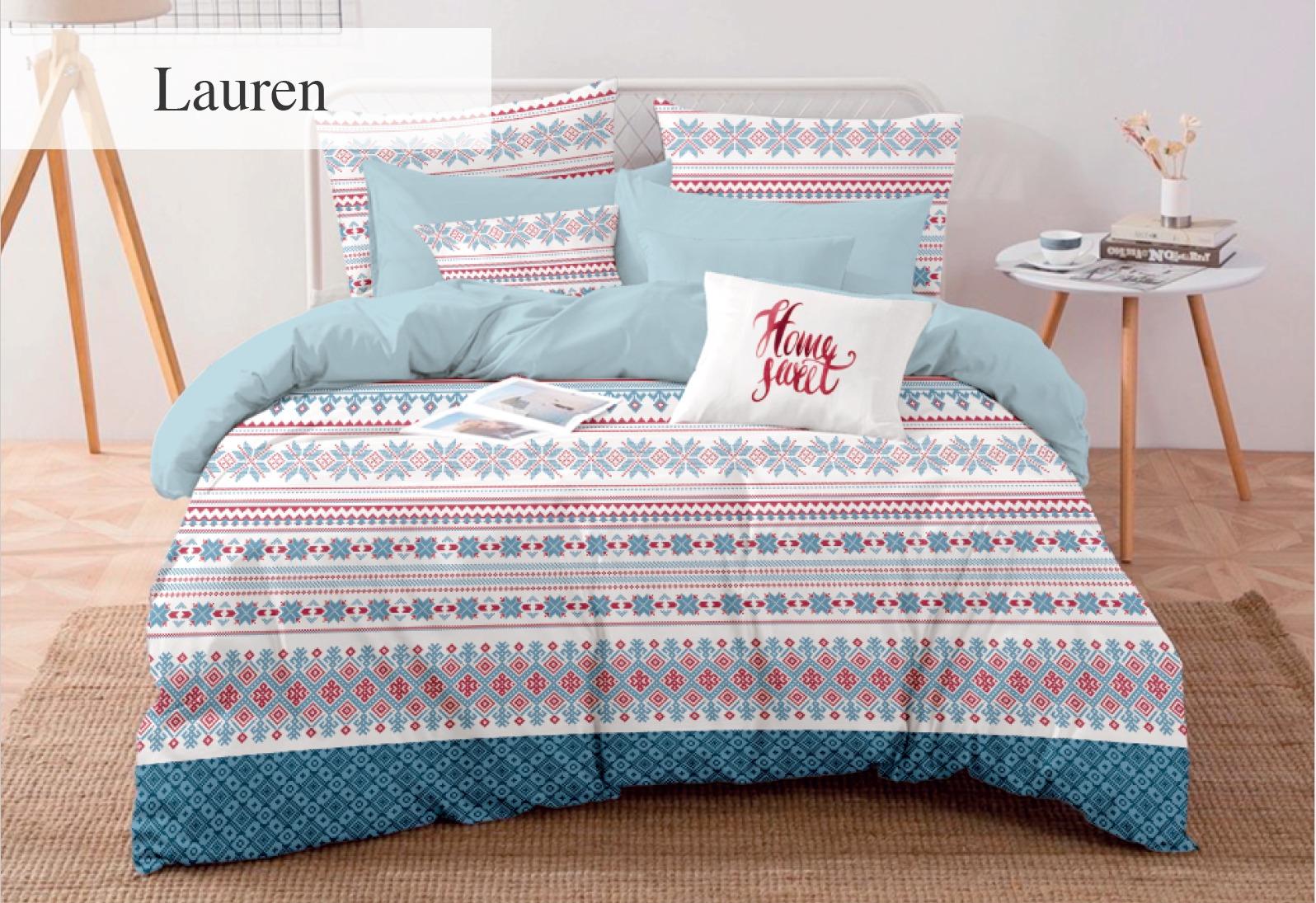 LAUREN Lenjerie 2 Persoane Polycotton Lauren - imagine 1