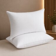 Set 2 perne bumbac 50/70 cm alb - imagine 2