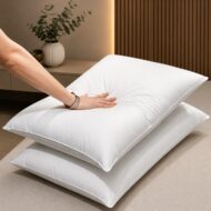 Set 2 perne bumbac 50/70 cm alb - imagine 4