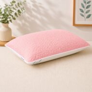 Set 2 Perne Confort 50x70 cm, Față de Vară și Față de Iarnă Gri/Roz - imagine 3