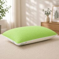 Set 2 Perne Confort 50x70 cm, Față de Vară și Față de Iarnă Verde/Bleu - imagine 3